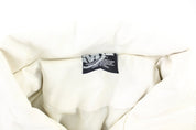 Women's Mecca USA White Leather Zip Up Jacket - ThriftedThreads.com