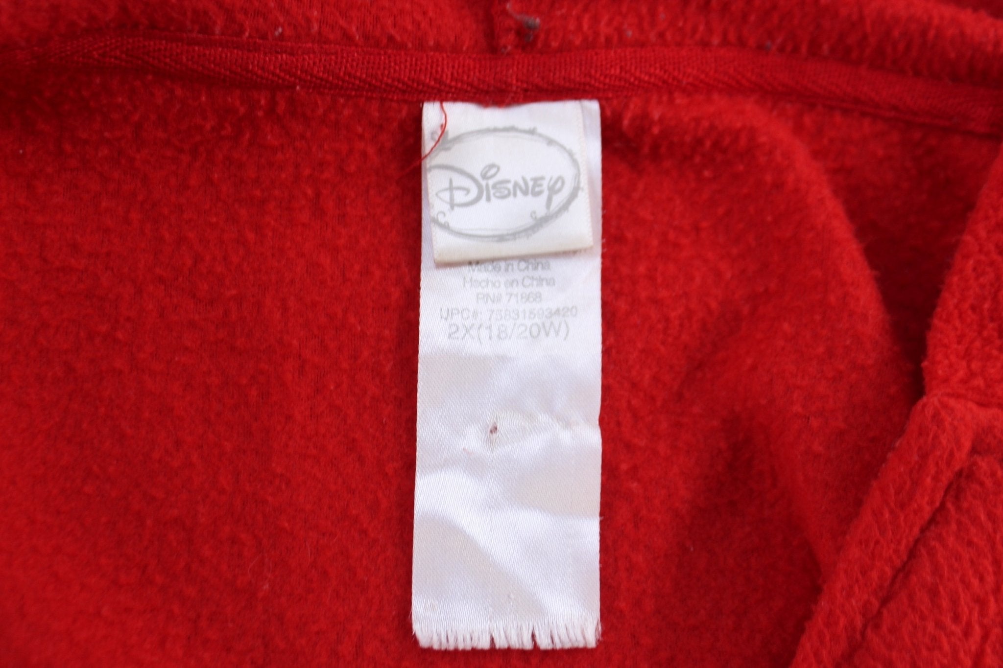 Women's Mickey Mouse Full Zip Fleece Hooded Sweater - ThriftedThreads.com