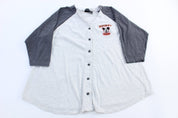 Women's Mickey Sport Sleep Button Down - ThriftedThreads.com