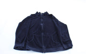 Women's Mossimo Blue Velour Zip Up Jacket - Jacket - Thrifted Threads