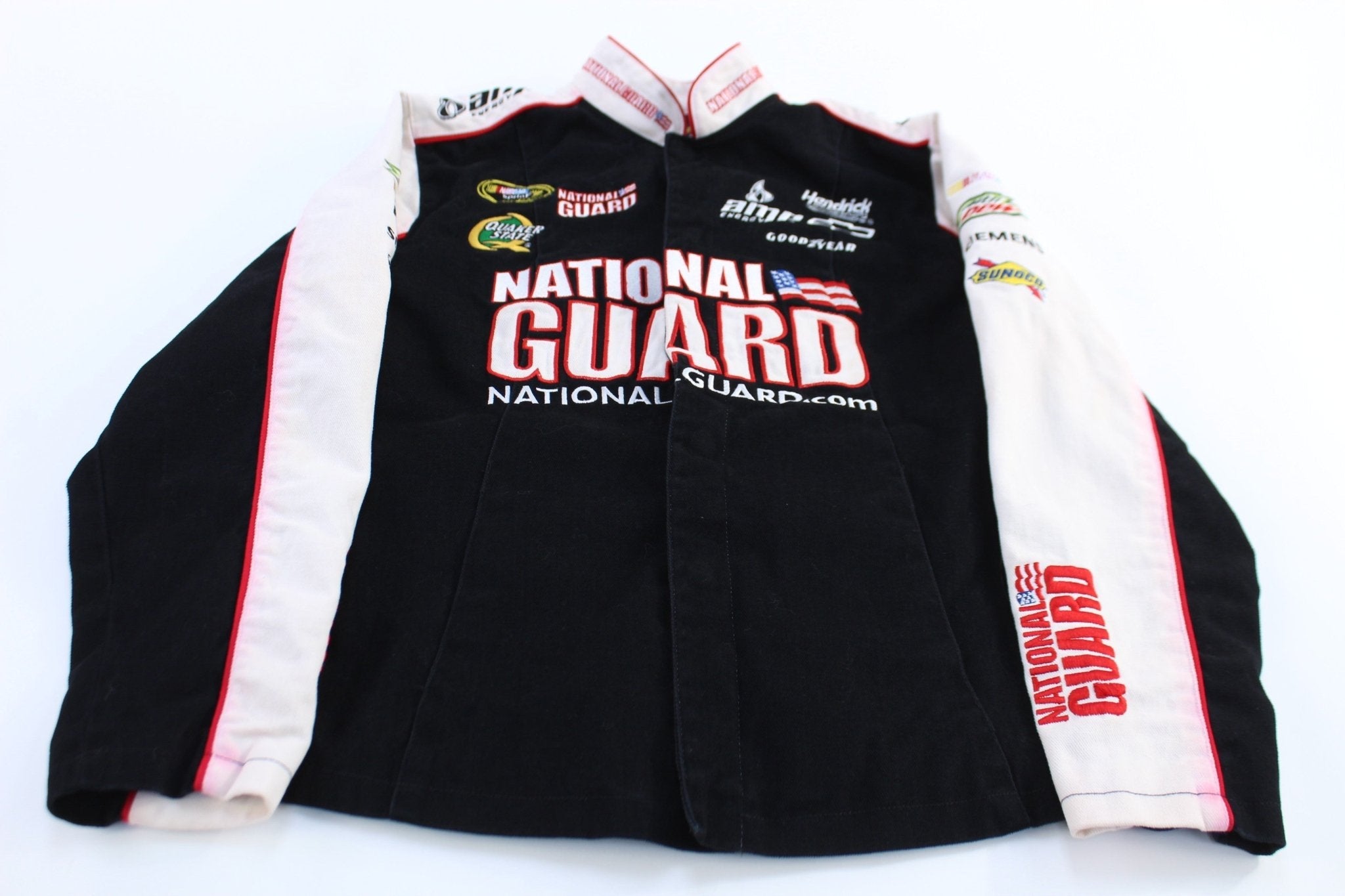 Women's Nascar National Guard Embroidered Racing Jacket - Jacket - Thrifted Threads