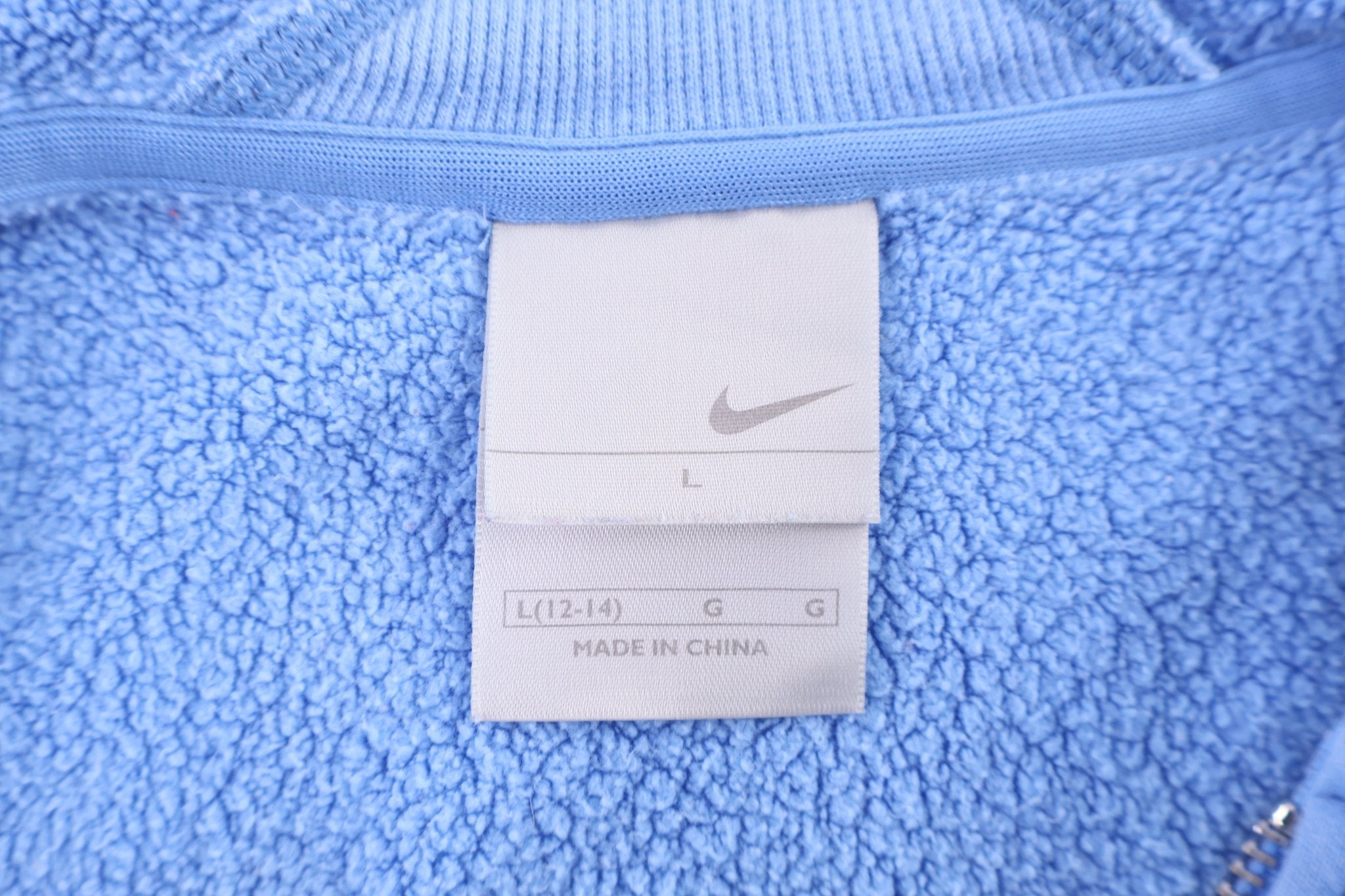 Women's Nike Blue Full Zip Hoodie - Jacket - Thrifted Threads