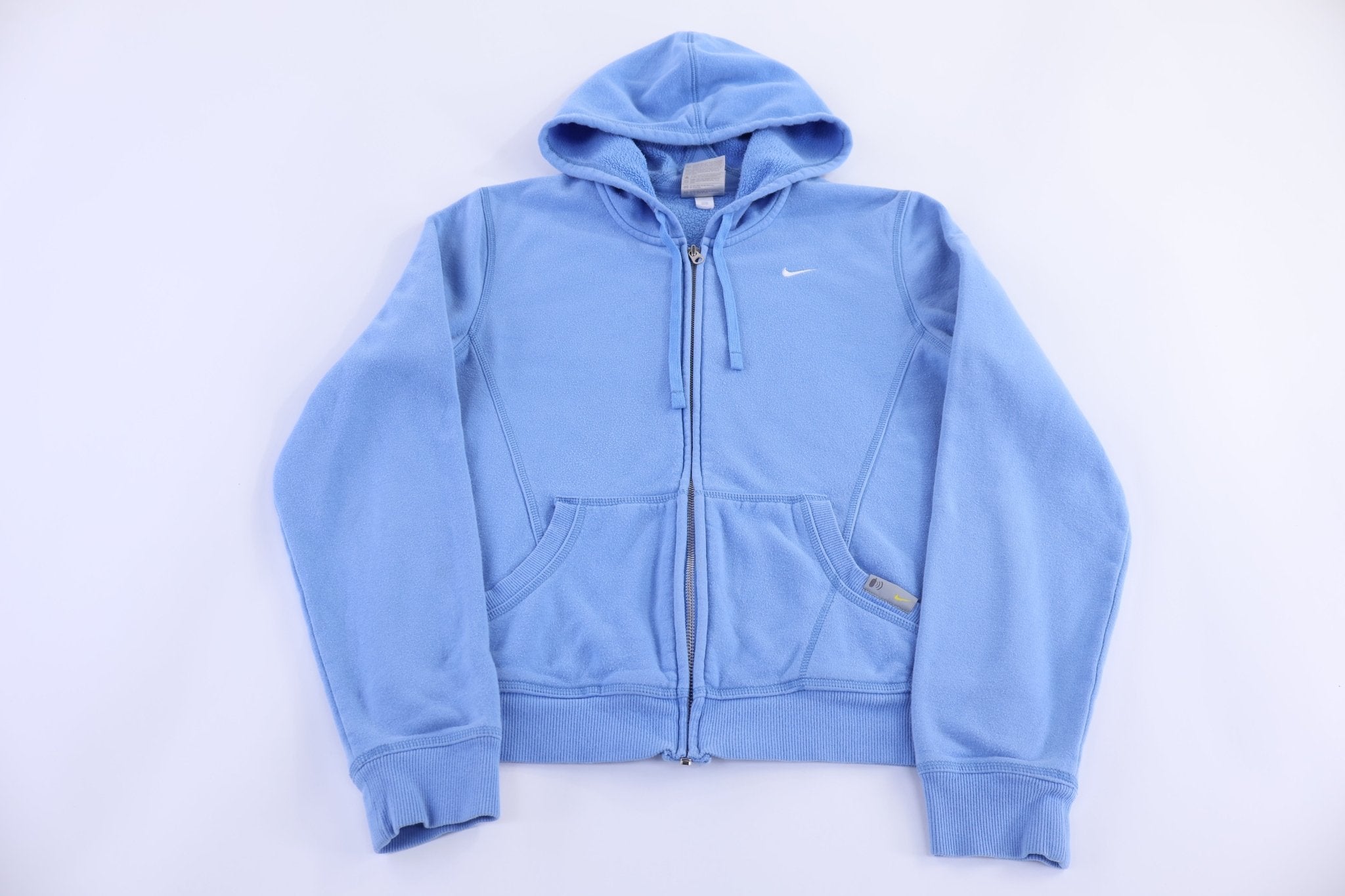Women's Nike Blue Full Zip Hoodie - Jacket - Thrifted Threads