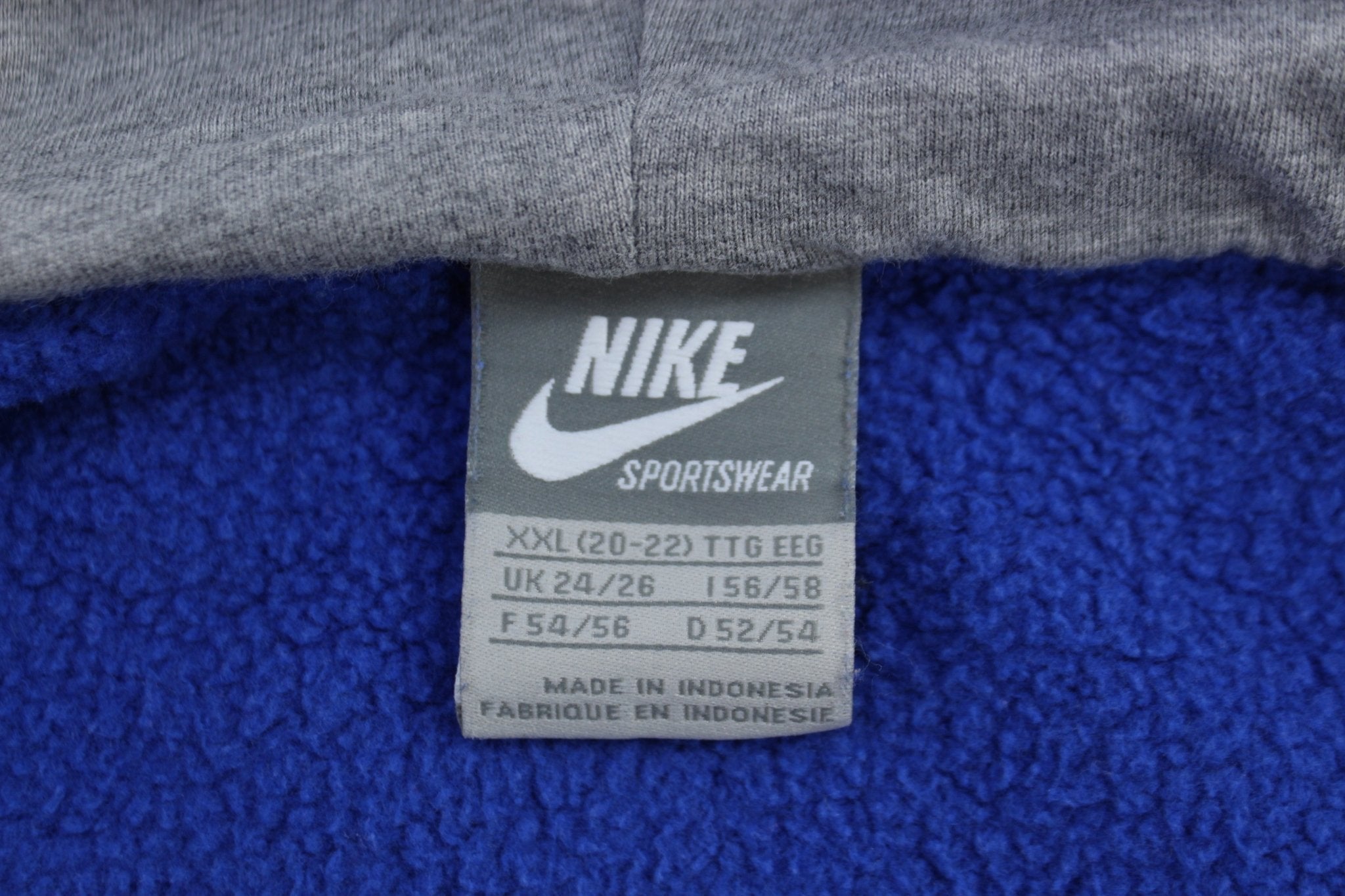 Women's Nike Blue Full Zip Jacket - jacket - Thrifted Threads