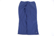 Women's Nike Embordered Logo Blue Pants - Pants - Thrifted Threads