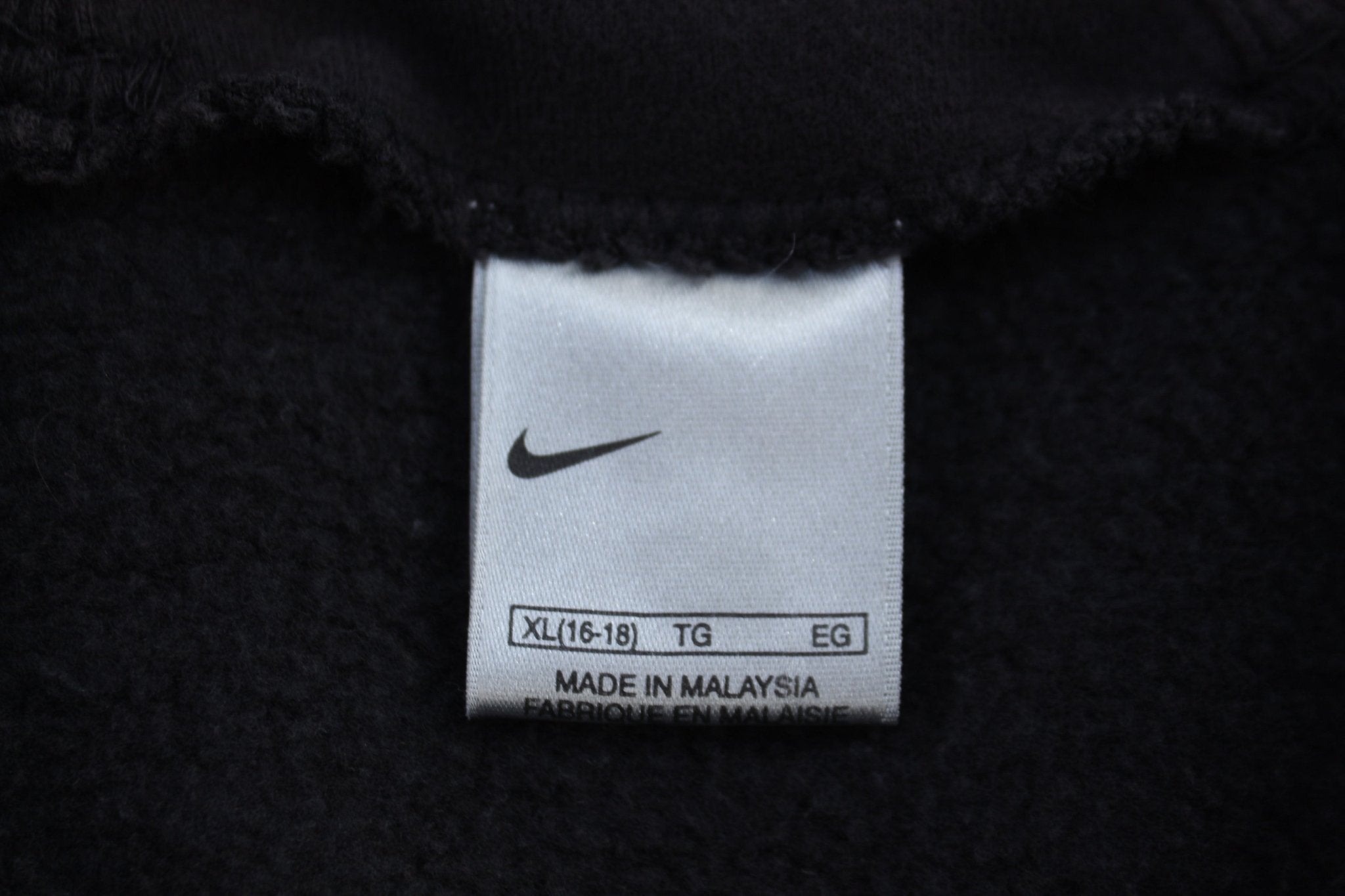 Women's Nike Embroidered Logo Black Full Zip Jacket - Jacket - Thrifted Threads