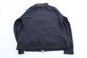 Women's Nike Embroidered Logo Black Full Zip Sweater - Sweatshirts - Thrifted Threads