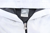 Women's Nike Embroidered Logo Black & Light Grey Zip Up Jacket - Jacket - Thrifted Threads