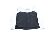 Women's Nike Embroidered Logo Black & Light Grey Zip Up Jacket - Jacket - Thrifted Threads