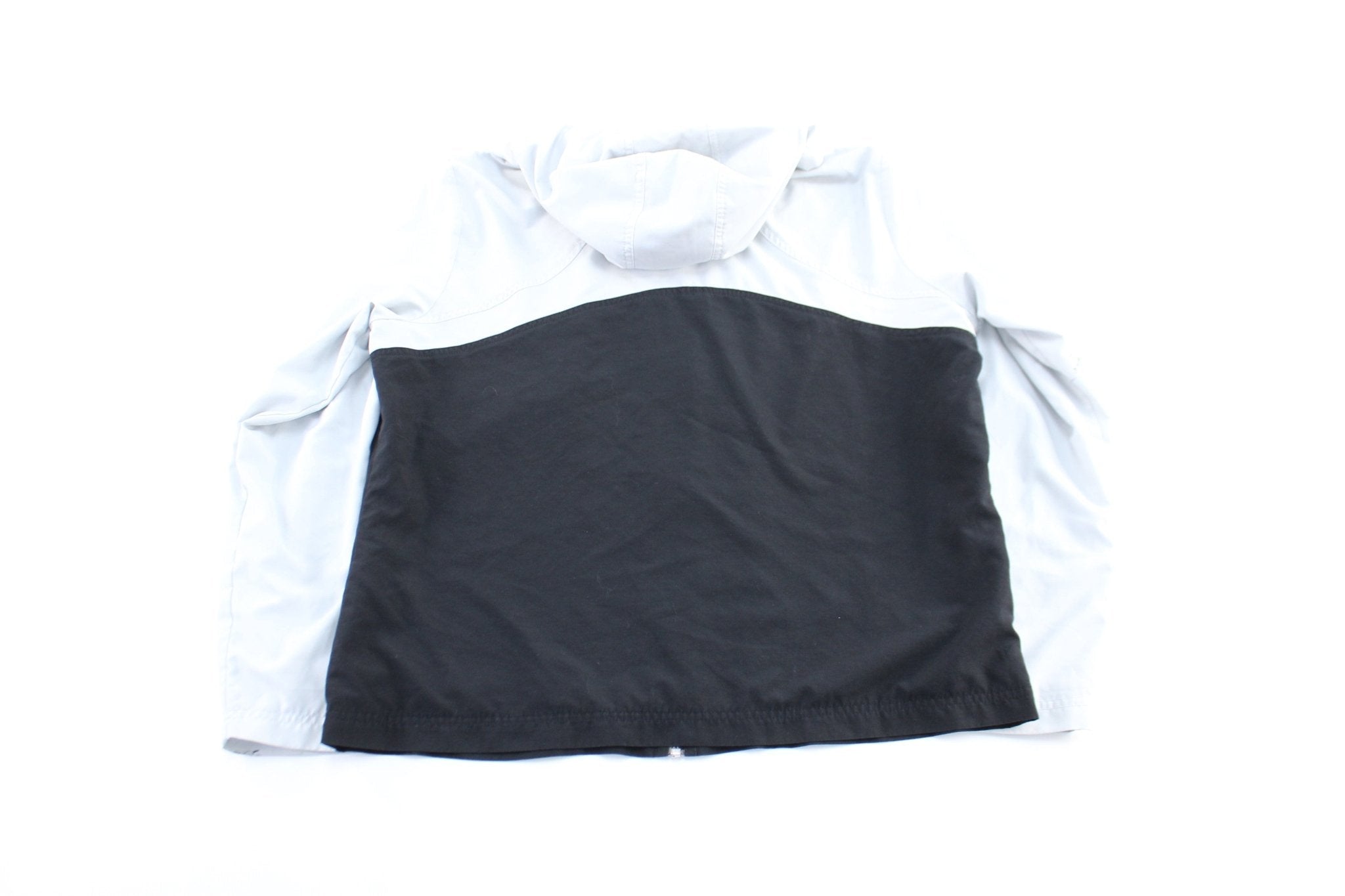 Women's Nike Embroidered Logo Black & Light Grey Zip Up Jacket - Jacket - Thrifted Threads