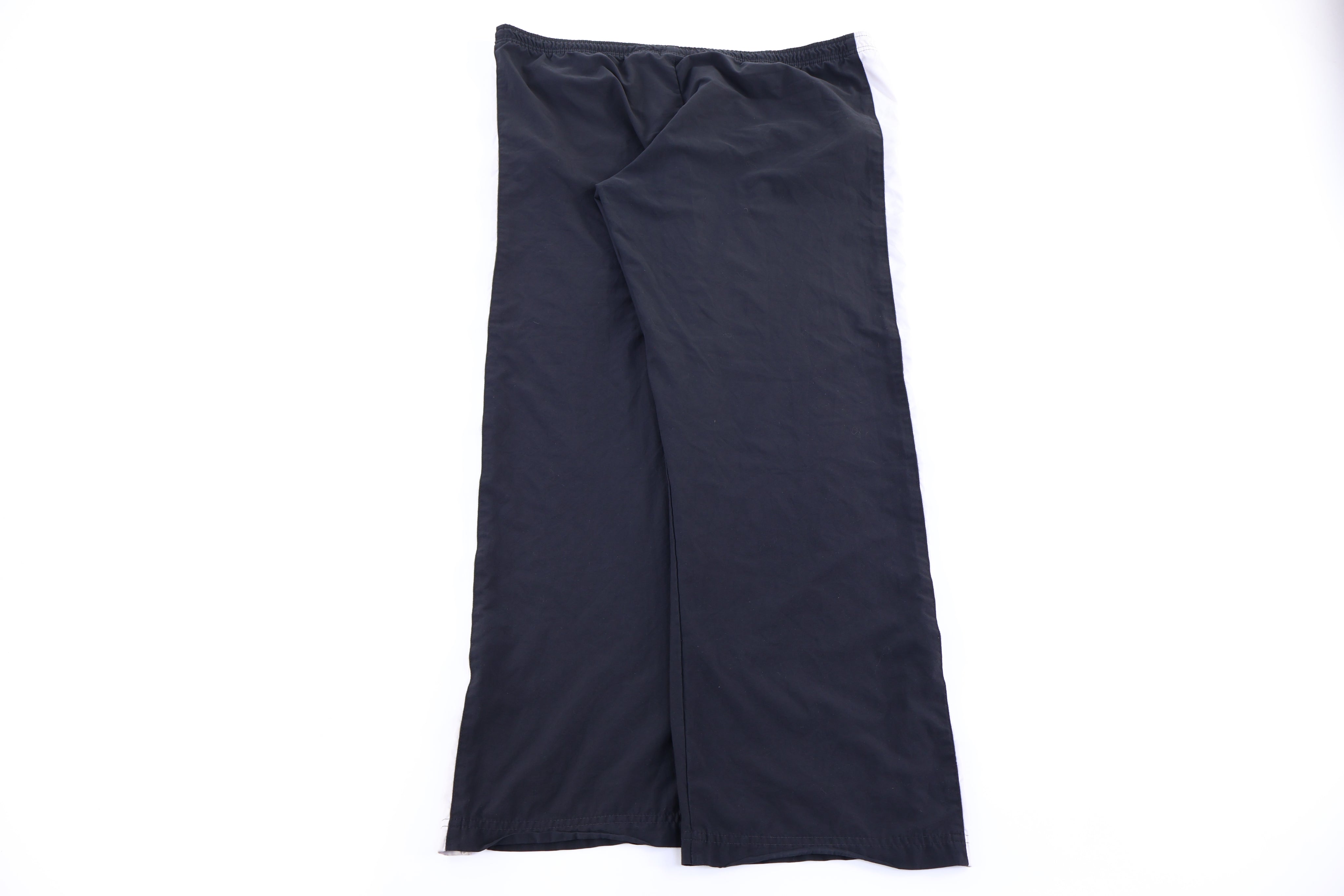 Women's Nike Embroidered Logo Black & White Pants - Pants/Shorts - Thrifted Threads