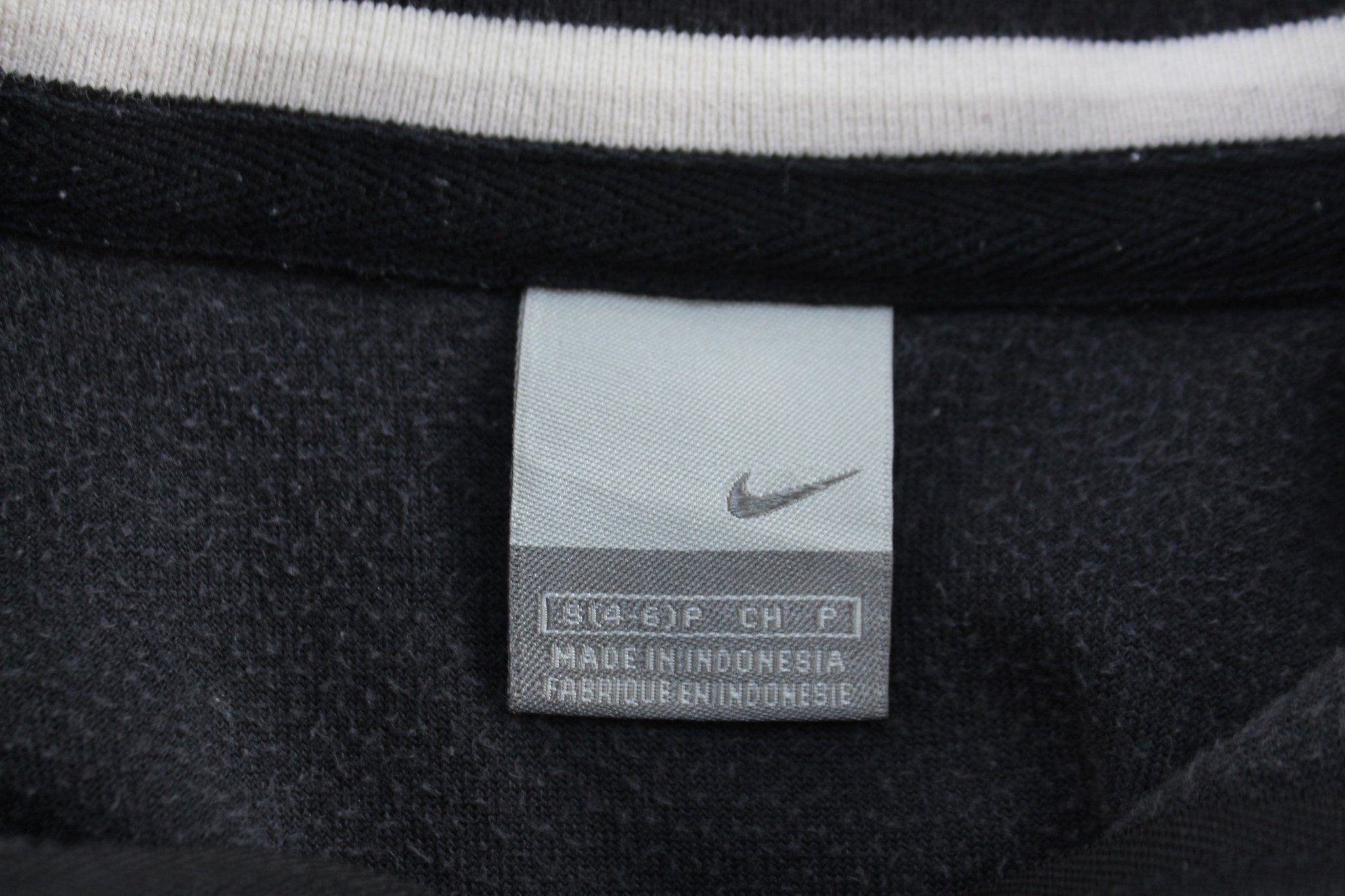 Women's Nike Embroidered Logo Black & White Track Jacket - Jackets - Thrifted Threads