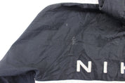 Women's Nike Embroidered Logo Black & White Zip Up Jacket - Jacket - Thrifted Threads