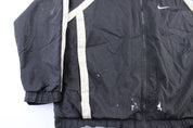 Women's Nike Embroidered Logo Black & White Zip Up Jacket - Jacket - Thrifted Threads