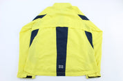 Women's Nike Embroidered Logo Black & Yellow Full Zip Windbreaker - Jacket - Thrifted Threads