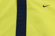 Women's Nike Embroidered Logo Black & Yellow Full Zip Windbreaker - Jacket - Thrifted Threads