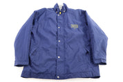 Women's Nike Embroidered Logo Blue Full Zip Parka - Jacket - Thrifted Threads