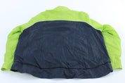 Women's Nike Embroidered Logo Blue & Green Zip Up Jacket - ThriftedThreads.com