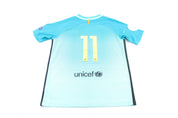 Women's Nike Embroidered Logo FC Barcelona Soccer Jersey - ThriftedThreads.com