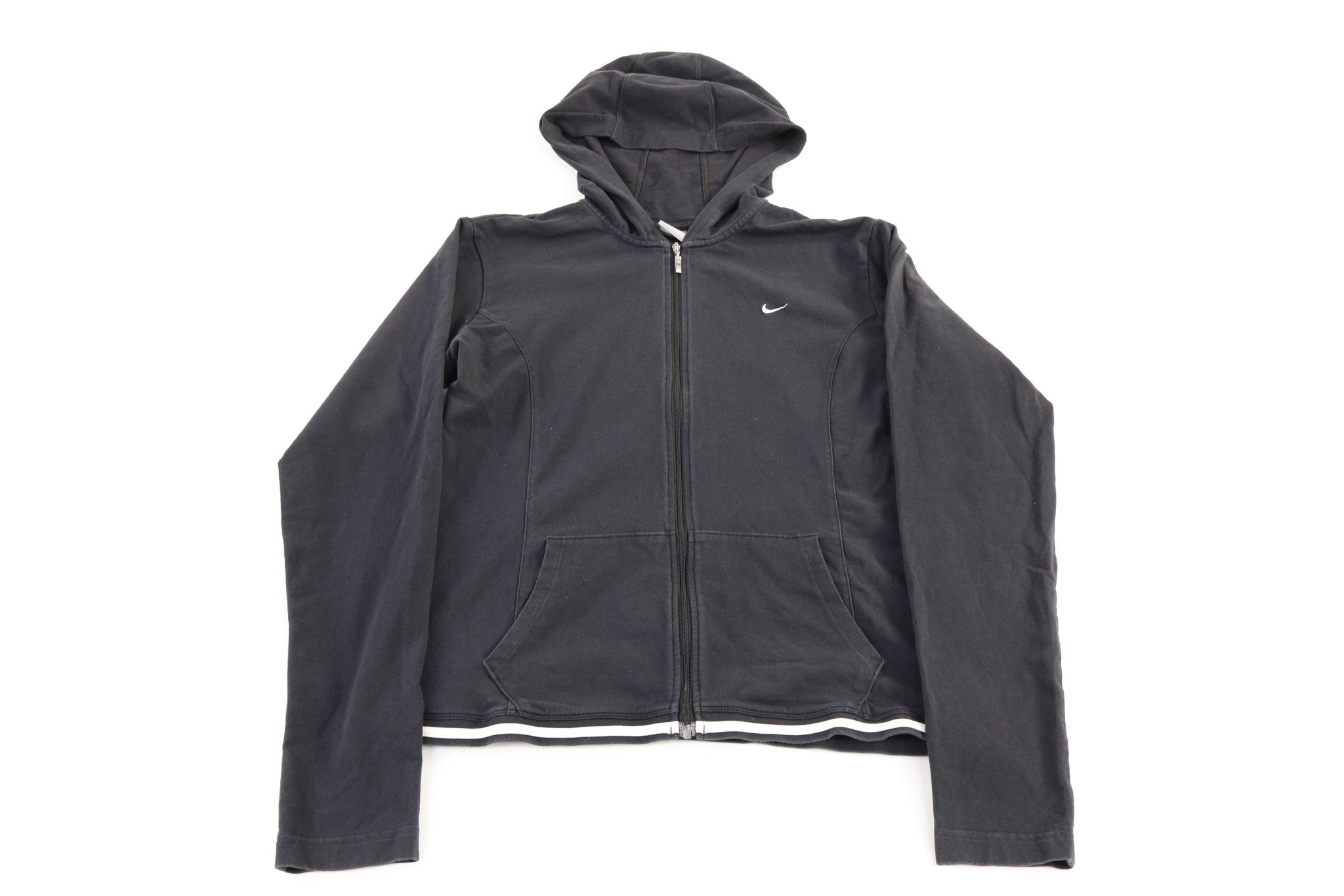 Women's Nike Embroidered Logo Full Zip Hoodie - Jacket - Thrifted Threads