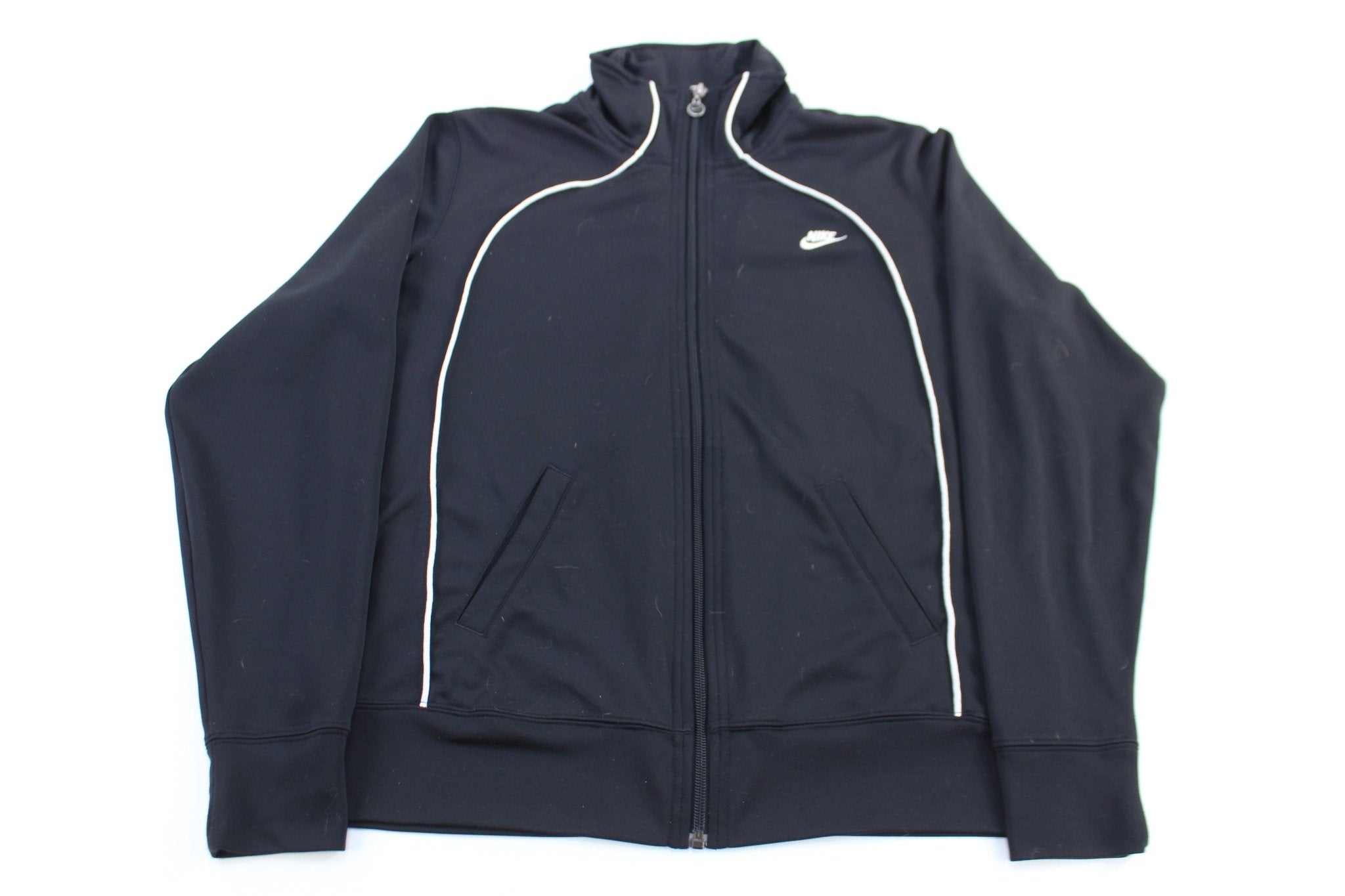Women's Nike Embroidered Logo Full Zip Sweater - ThriftedThreads.com