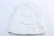 Women's Nike Embroidered Logo Green & White Reversible Vest - Jackets - Thrifted Threads
