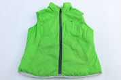 Women's Nike Embroidered Logo Green & White Reversible Vest - Jackets - Thrifted Threads