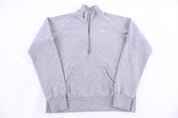 Women's Nike Embroidered Logo Grey Sweater - Sweater - Thrifted Threads