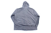 Women's Nike Embroidered Logo Grey Zip Up Hoodie - Jacket - Thrifted Threads