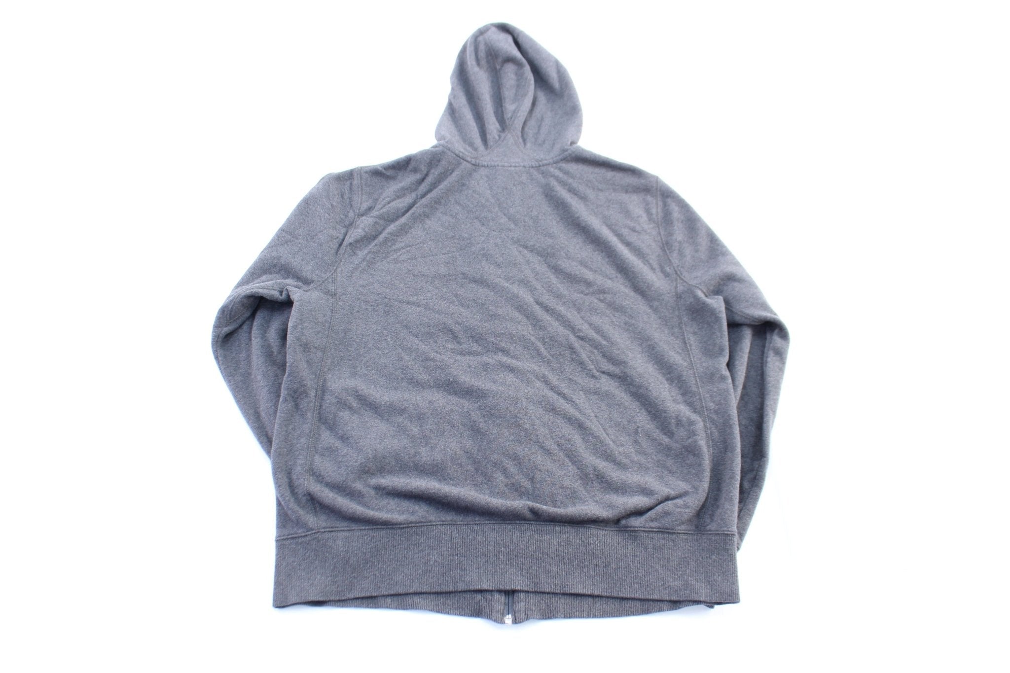 Women's Nike Embroidered Logo Grey Zip Up Hoodie - Jacket - Thrifted Threads