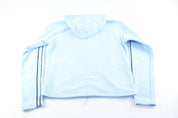 Women's Nike Embroidered Logo Light Blue & Black Zip Up Jacket - Jackets - Thrifted Threads