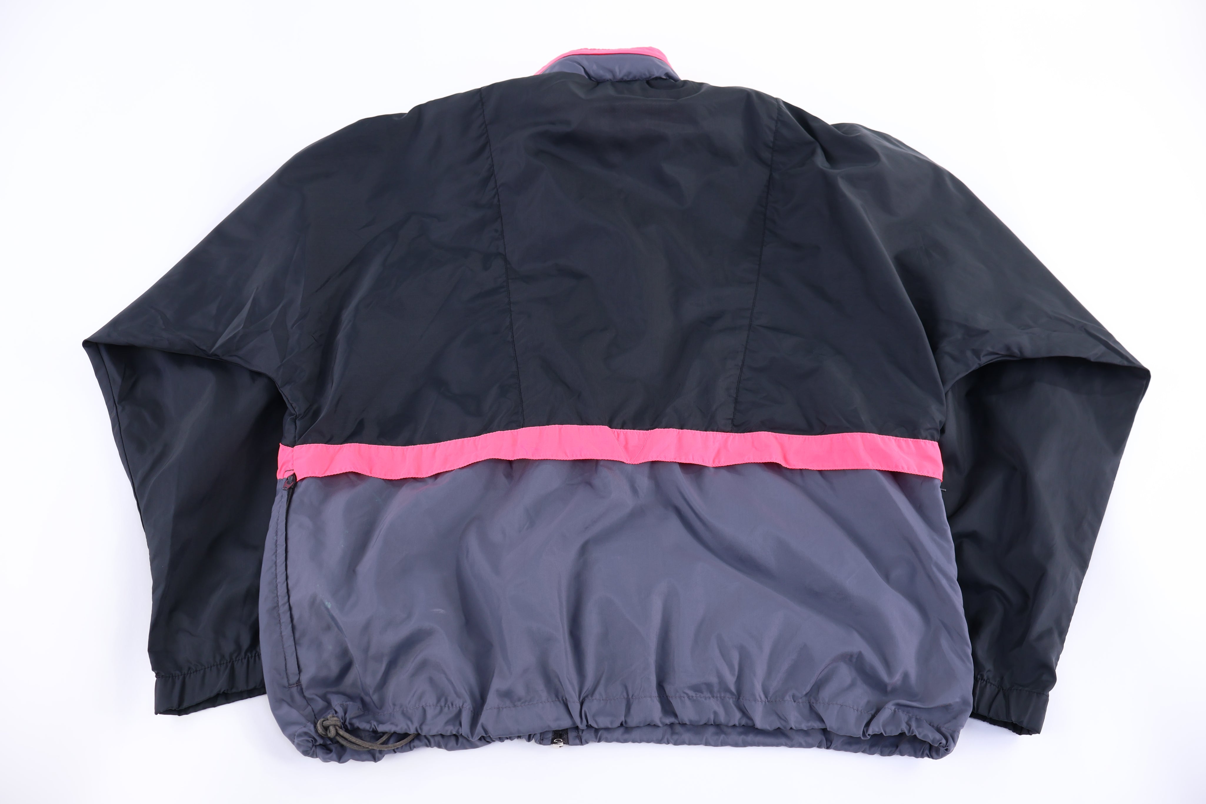 Women's Nike Embroidered Logo Multicolor Full Zip Jacket - Jacket - Thrifted Threads