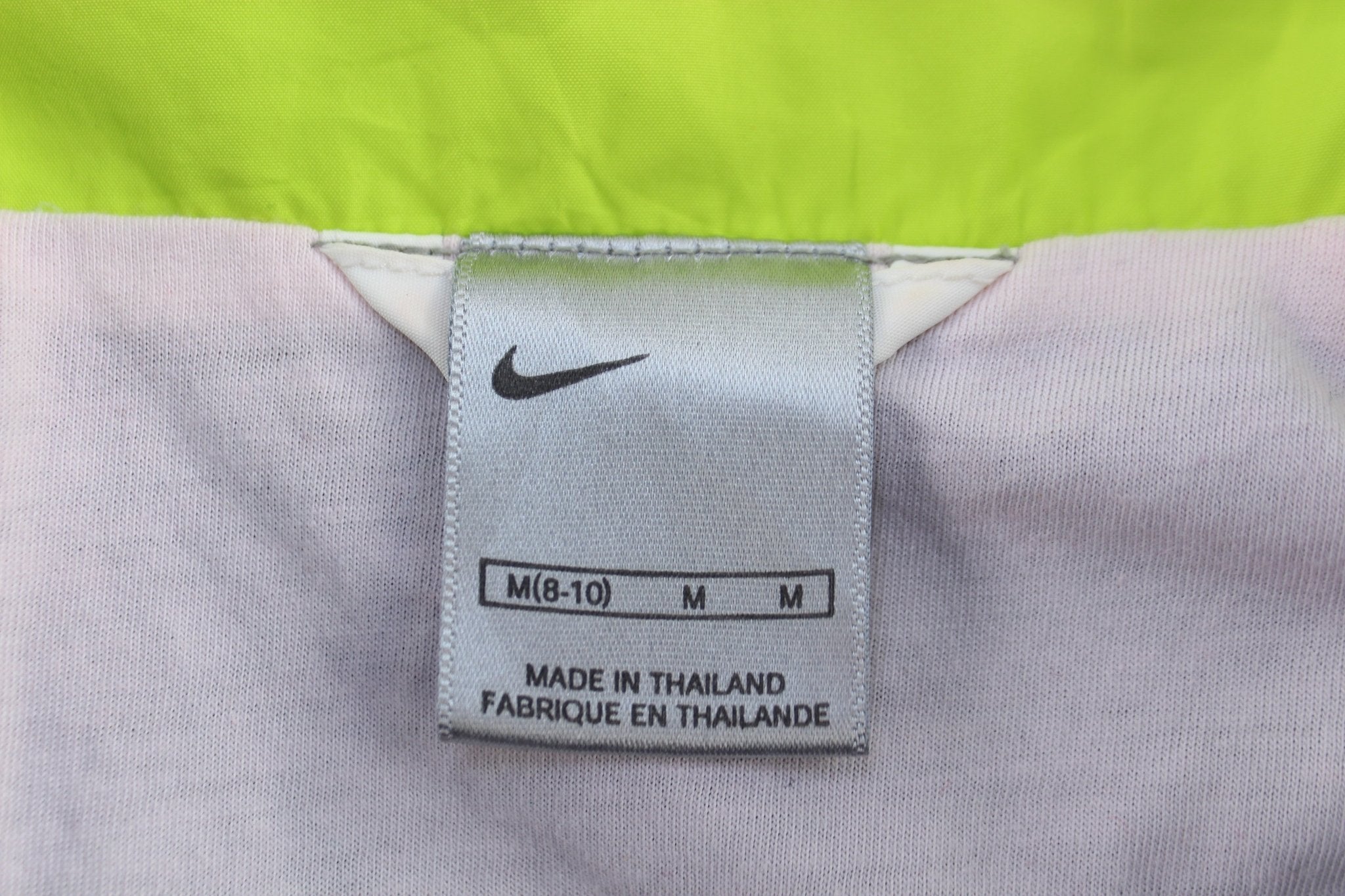 Women's Nike Embroidered Logo Multicolor Full Zip Windbreaker - jacket - Thrifted Threads