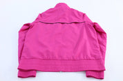 Women's Nike Embroidered Logo Pink Full Zip Windbreaker - Jacket - Thrifted Threads