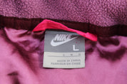 Women's Nike Embroidered Logo Pink Puffer Jacket - Jackets - Thrifted Threads