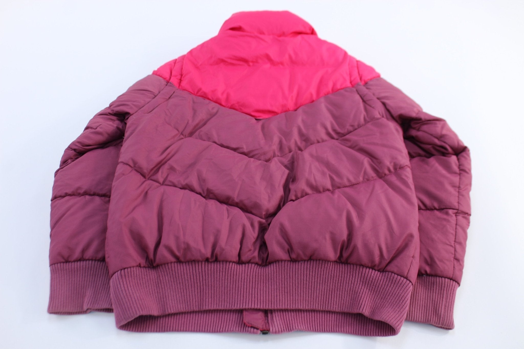 Women's Nike Embroidered Logo Pink Puffer Jacket - Jackets - Thrifted Threads