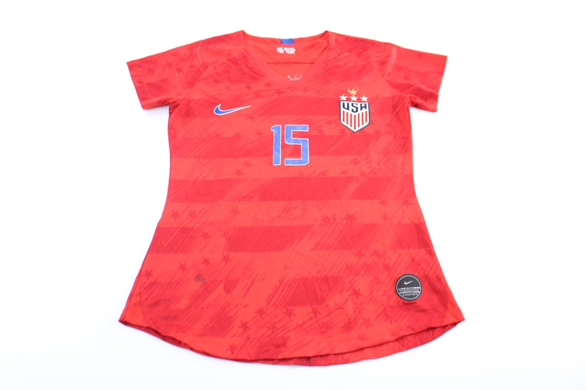 Women's Nike Embroidered Logo USA Megan Rapinoe Soccer Jersey - ThriftedThreads.com