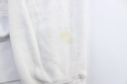 Women's Nike Embroidered Logo White Zip Up Hoodie - ThriftedThreads.com