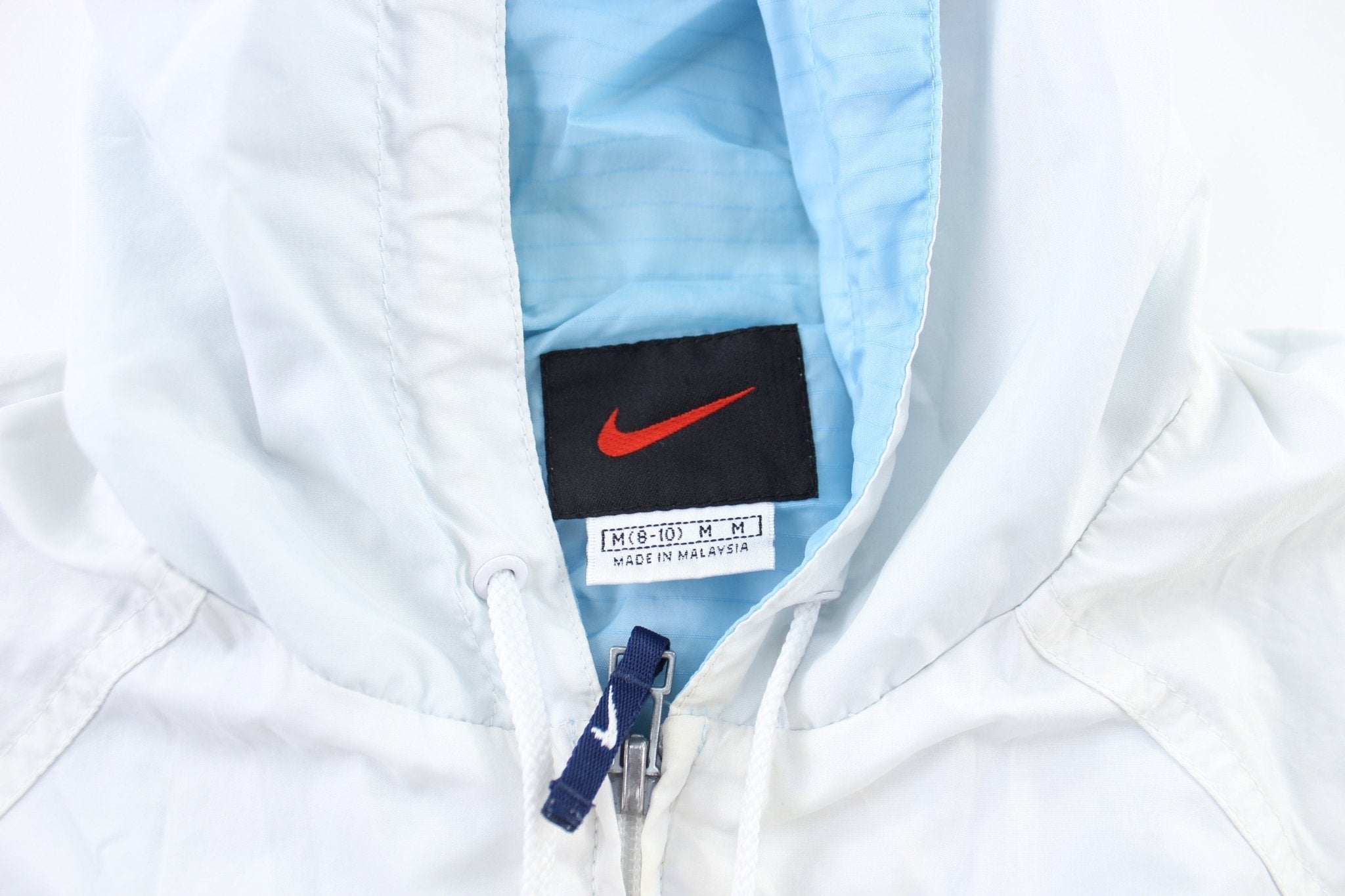 Women's Nike Embroidered Logo Zip Up Hooded Jacket - Jackets - Thrifted Threads