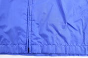 Women's Nike Embroidered Swoosh Logo Blue & White Zip Up Jacket - Jackets - Thrifted Threads