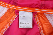 Women's Nike Full Zip Pink, White and Orange Jacket - Jacket - Thrifted Threads