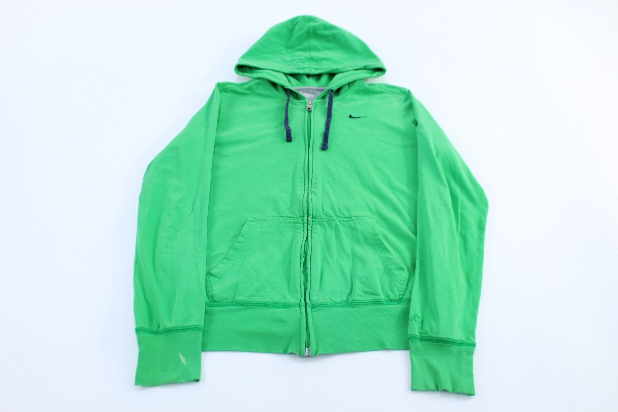 Women's Nike Green Full Zip Hoodie - Jacket - Thrifted Threads