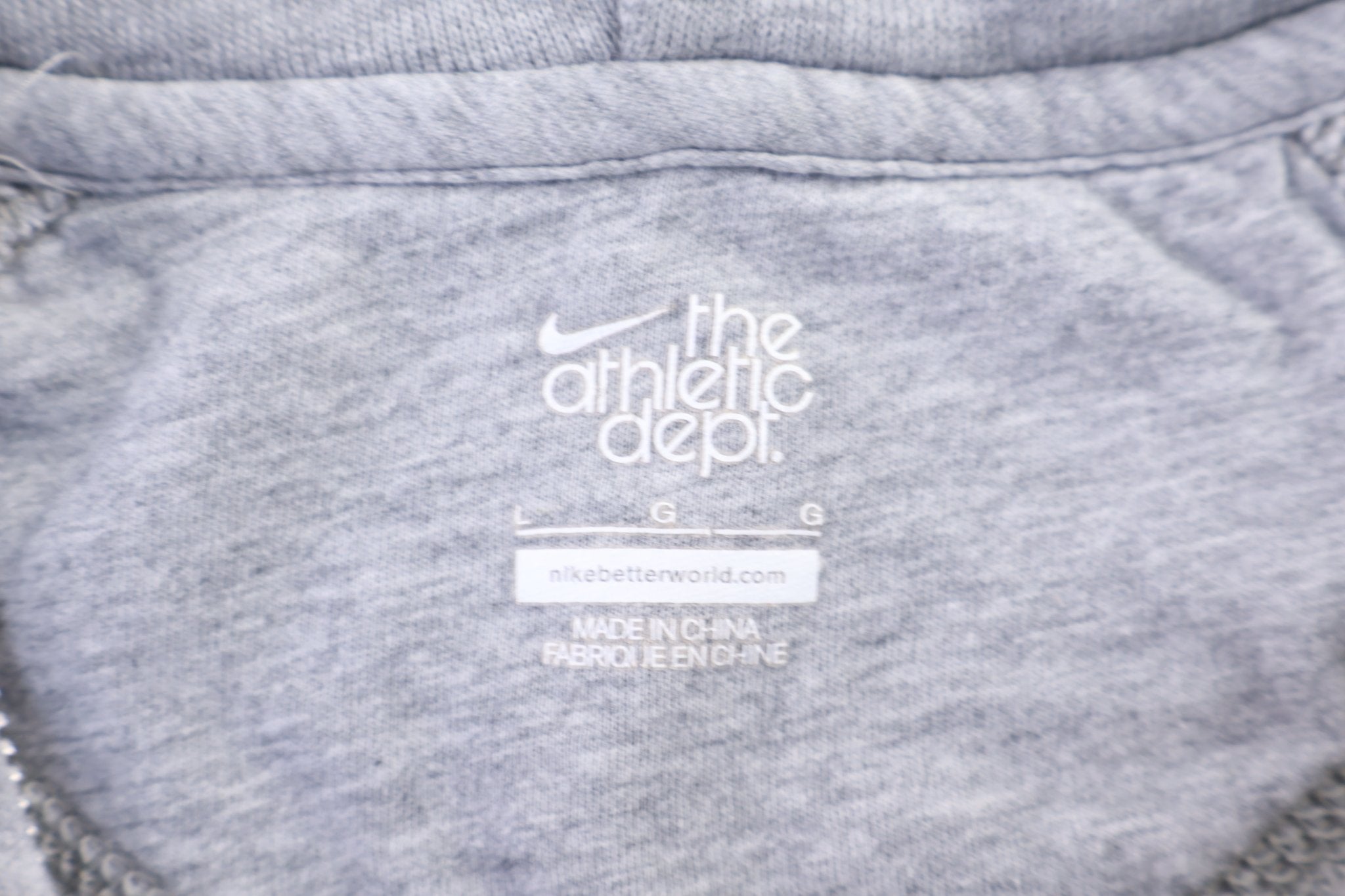 Women's Nike Grey Full Zip Hoodie - Jacket - Thrifted Threads