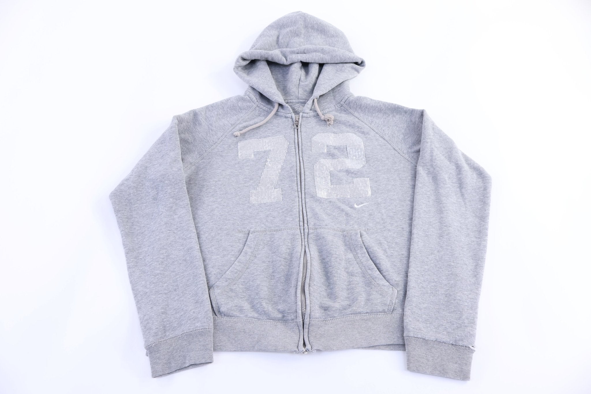 Women's Nike Grey Full Zip Hoodie - Jacket - Thrifted Threads