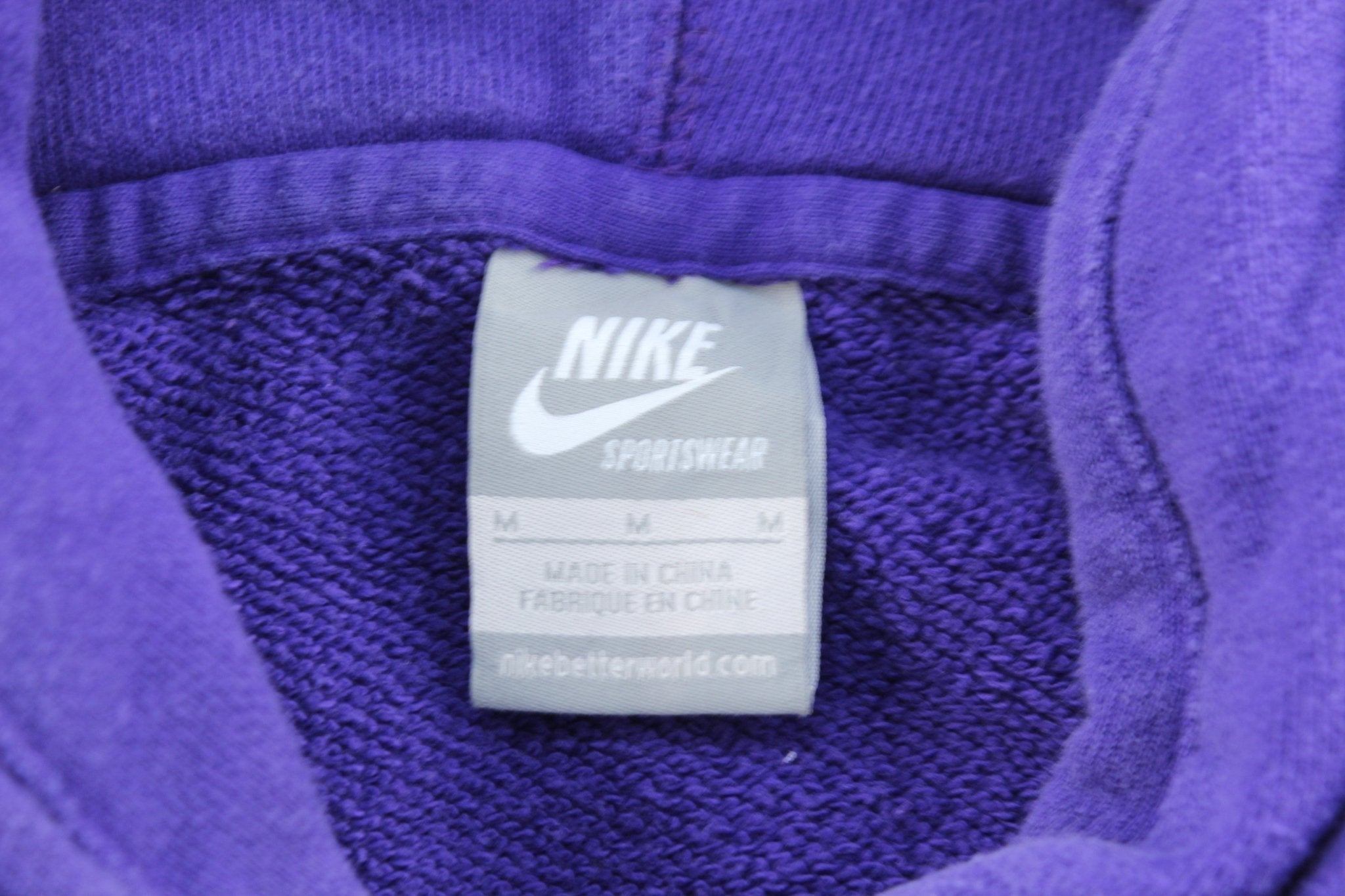 Women's Nike Logo Purple Pullover Hoodie - Jacket - Thrifted Threads