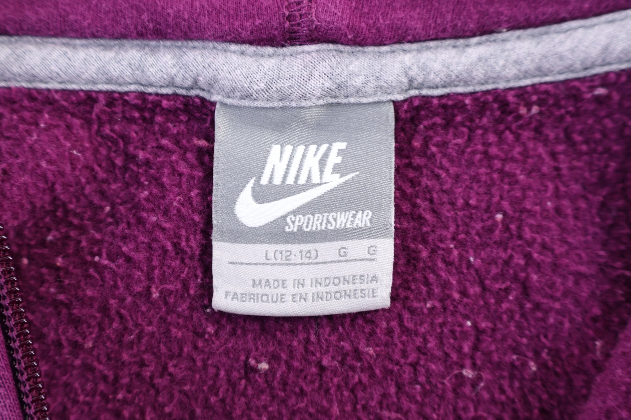 Women's Nike Purple Full Zip Hoodie - Jacket - Thrifted Threads