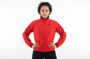 Women's Nike Red Full Zip Fleece Jacket - Jacket - Thrifted Threads