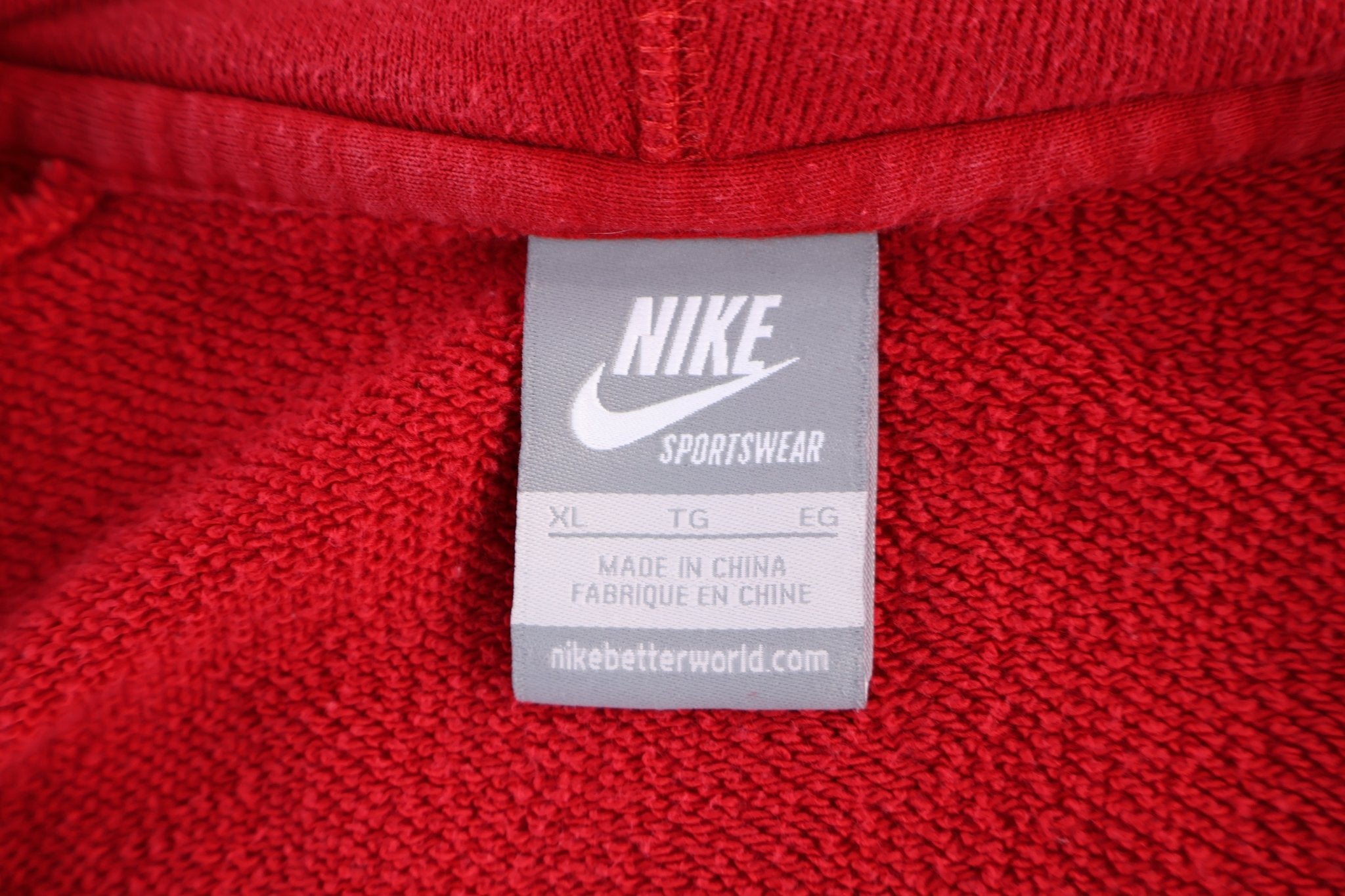 Women's Nike Red Full Zip Hoodie - Jackets - Thrifted Threads