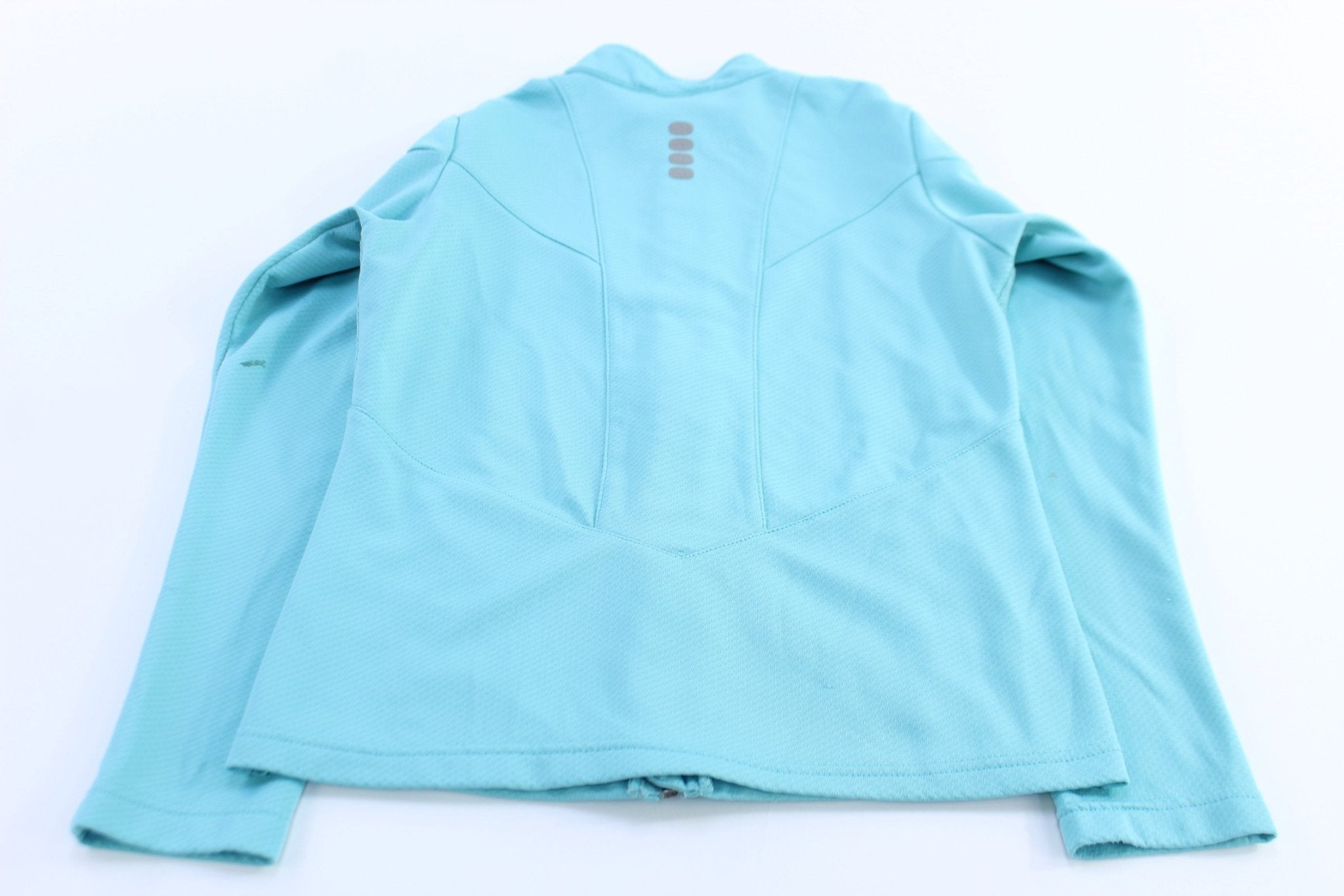 Women's Nike Running Embroidered Logo Blue Zip Up Jacket - Jackets - Thrifted Threads