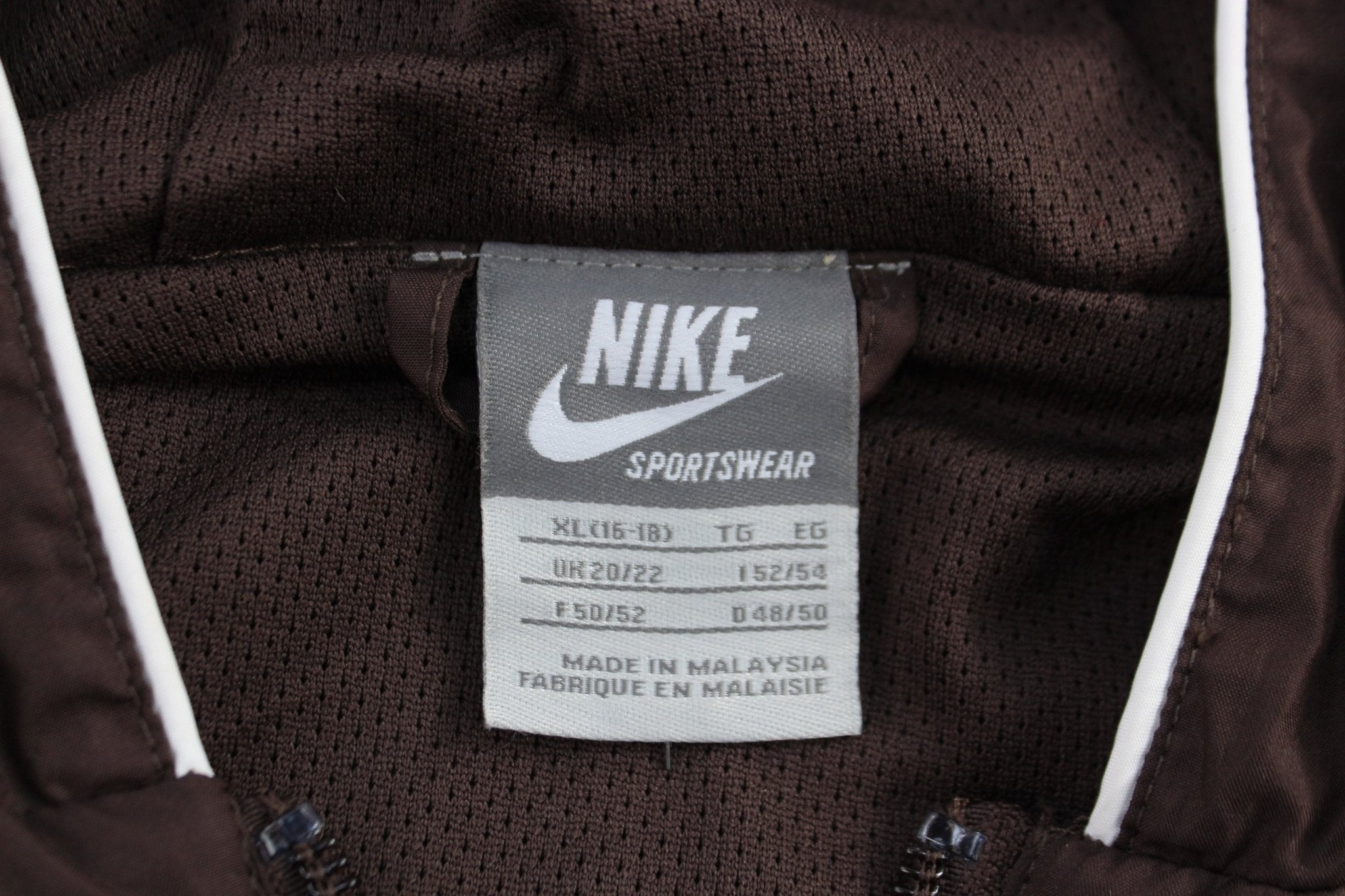Women's Nike Sportswear Brown Full Zip Jacket - Jacket - Thrifted Threads